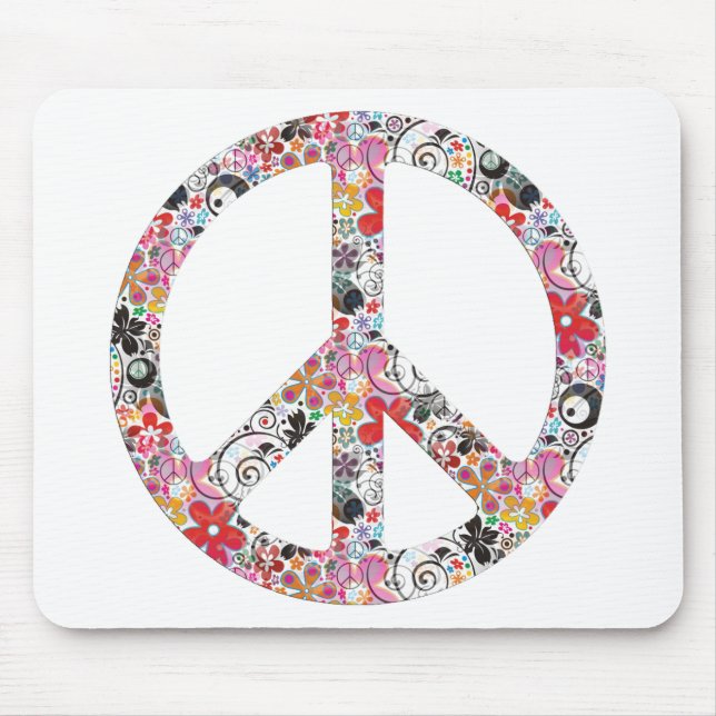 Flower Power Peace I Musmatta (Framsidan)