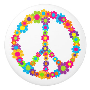 Flower Power Peace Knopp