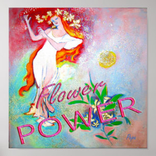 Flower power poster
