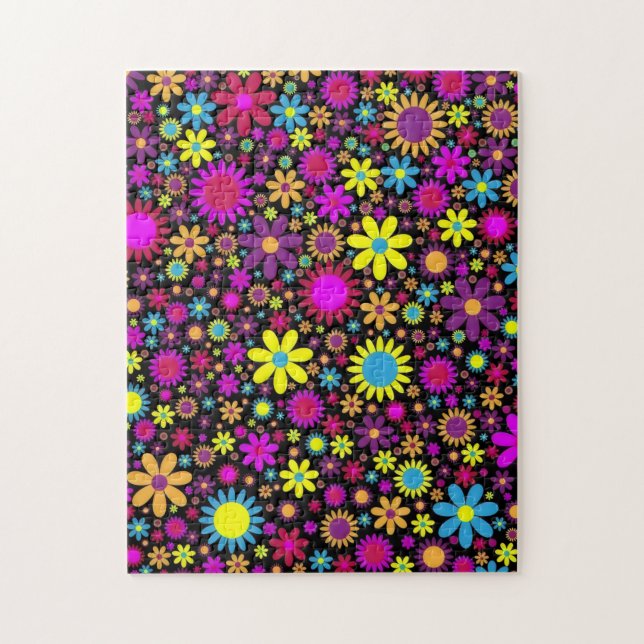 Flower Power Pussel (Vertikal)