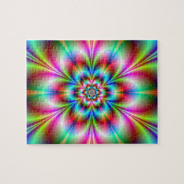 Flower Power Puzzle Pussel (Horisontell)