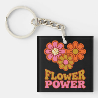 Flower Power Retro 70-tal Tusenskönor Groovy