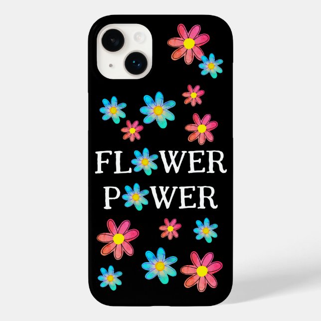 Flower Power Rosa Fodral-Mate iphone case (Baksida)