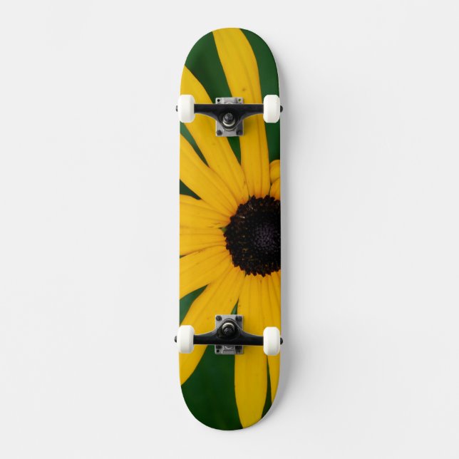 Flower Power Skboard Old School Skateboard Bräda 18 Cm (Framsida)