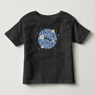Flower Power Slogan T Shirt