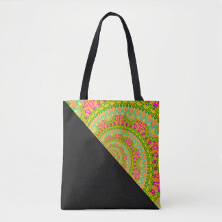 Flower Power Spiral SOLIG Tygkasse