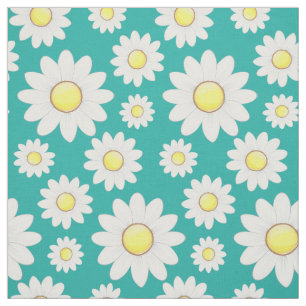 Flower power spridda daisy tyg