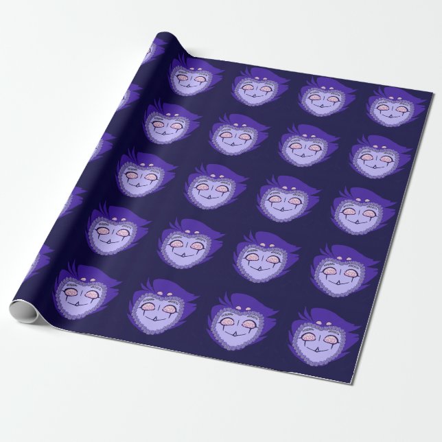 Flower Power Stolas Goetia Presentpapper (Utrullad)