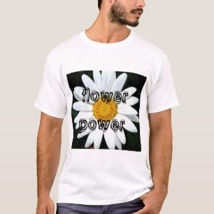 Flower power t shirt