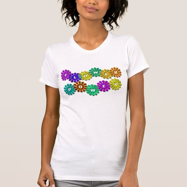 Flower power t-shirt (Framsida)