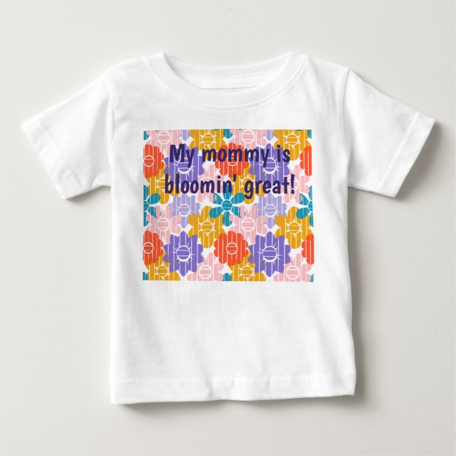 Flower Power  T Shirt (Framsida)