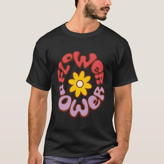 Flower Power T Shirt (Framsida)