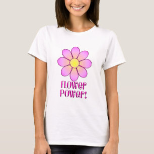 Flower power tee shirt