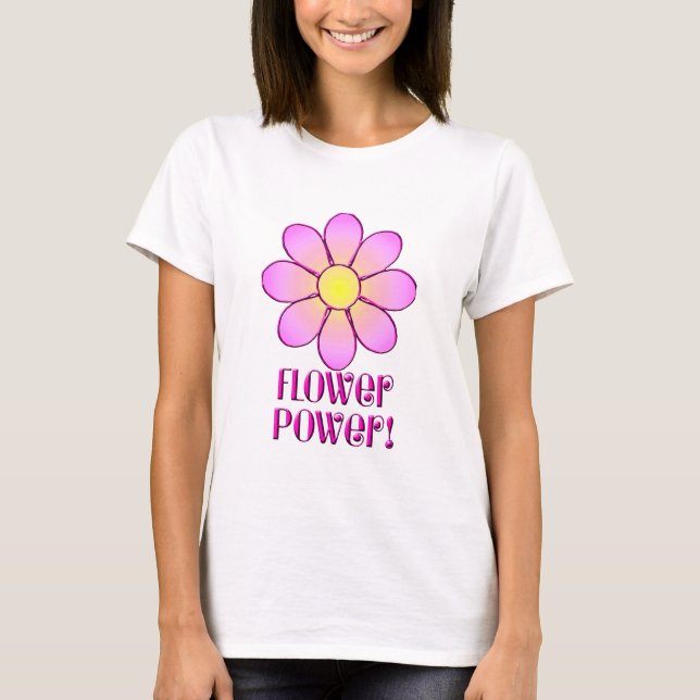 Flower power tee shirt (Framsida)