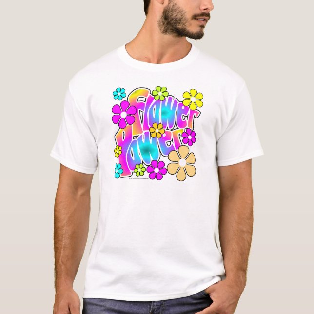Flower power tee shirt (Framsida)
