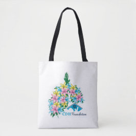 Flower Power Tote Bag Tygkasse