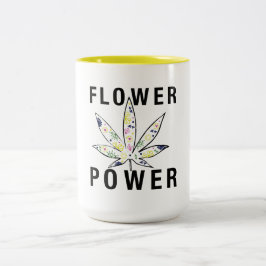 Flower power Två-Tonad mugg