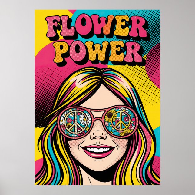 Flower Power V12 Poster (Framsidan)
