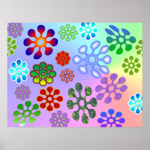 Flower poweraffisch poster