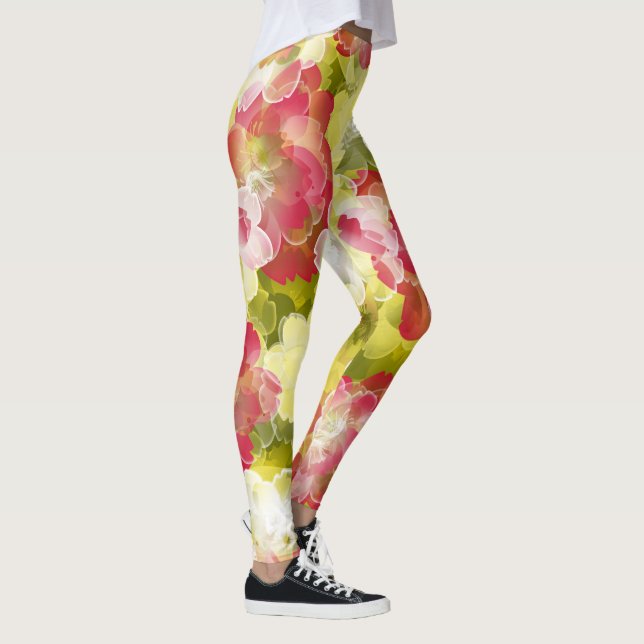 Flower powerblommar leggings (Höger)