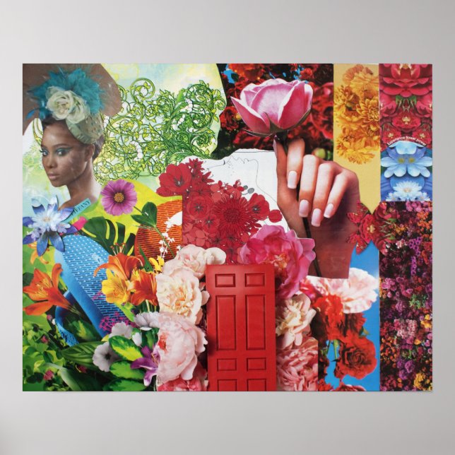 Flower powerCollage Poster (Framsidan)