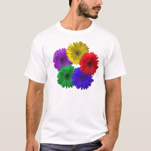 Flower powerdaisyutslagsplats tee