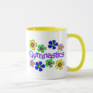 Flower powergymnastikmugg mugg