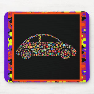 Flower powerritt Mousepad Musmatta