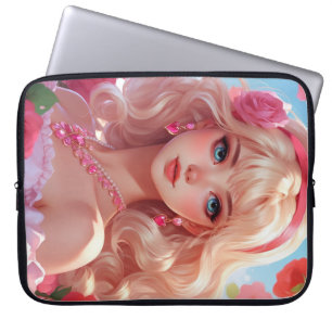 Flower princess laptop fodral