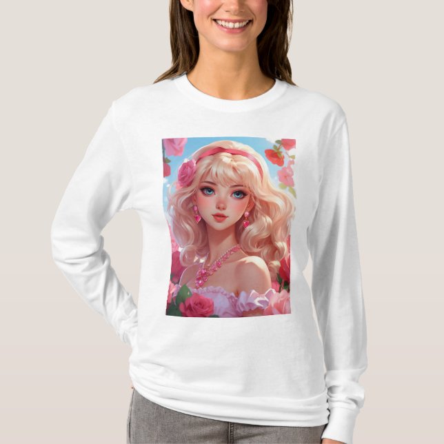 Flower princess t shirt (Framsida)