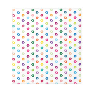 Flower Print Anteckningsblock