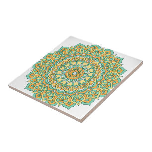 Flower Print Panel Kakelplatta