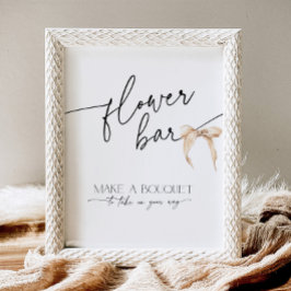Flower Pub Beige Bow Möhippa Gifter sig