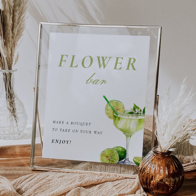 Flower Pub Mexican Fiesta Möhippa Sign Poster (Skapare uppladdad)