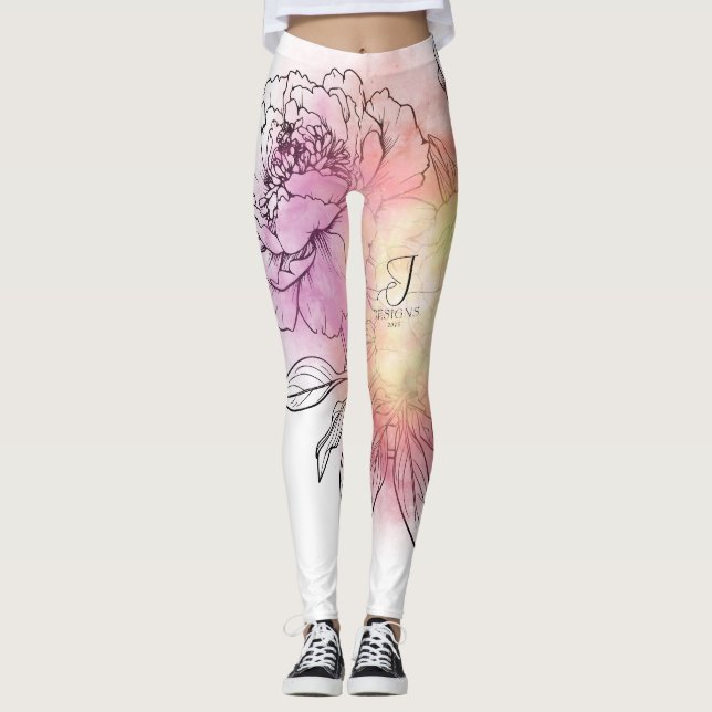 flower pwr collec leggings (Framsida)
