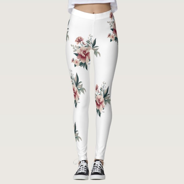 flower pwr collec leggings (Framsida)