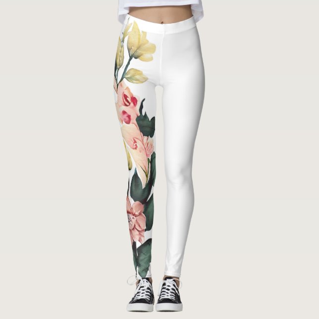 flower pwr collec leggings (Framsida)