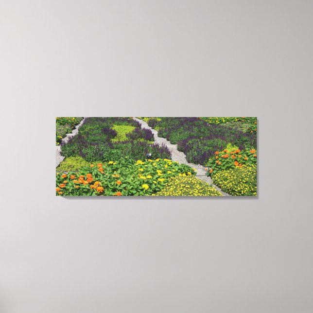 Flower Quilt Canvastryck (Framsida)