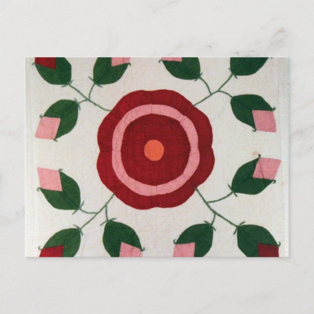 Flower Quilt Vykort (Framsida)