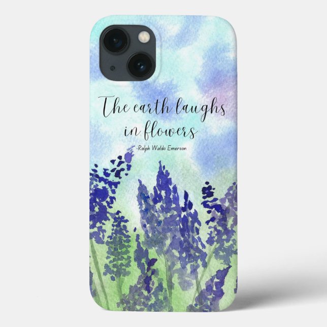 Flower Quote iphone case (Baksida)