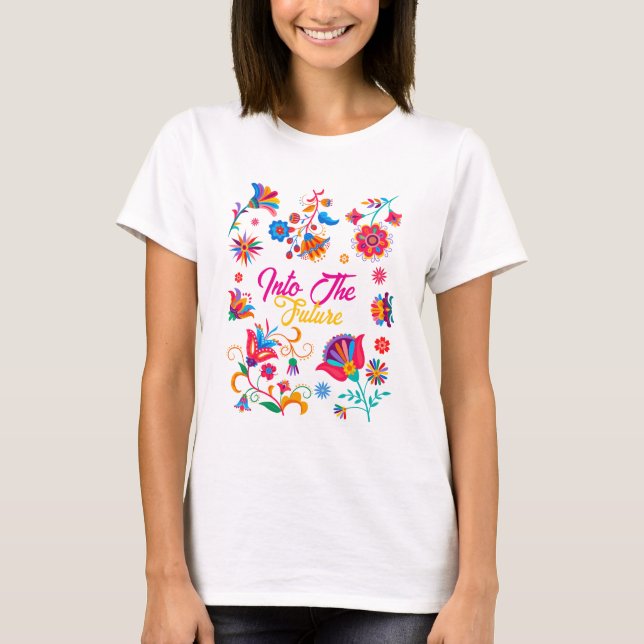 Flower Quote T Shirt (Framsida)