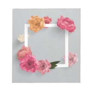 Flower Ram Anteckningsblock