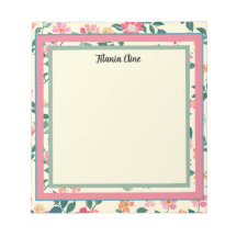 Flower Ram med Light Gult Background