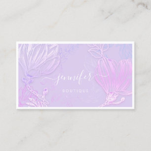 Flower Ram QR Code Anpassningsbar Logotyp Pinky Li Visitkort