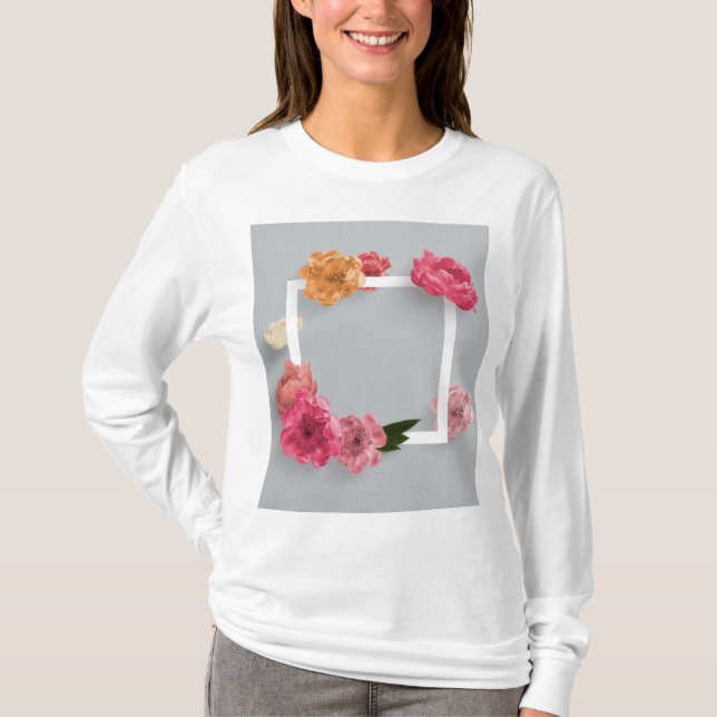 Flower Ram T Shirt (Framsida)