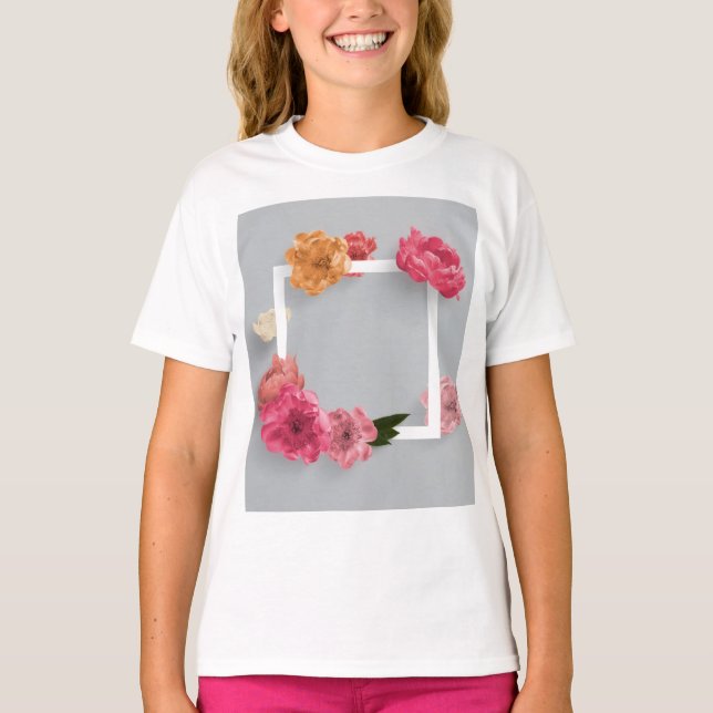 Flower Ram T Shirt (Framsida)