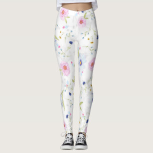 Flower raspodia leggings