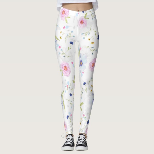 Flower raspodia leggings (Framsida)