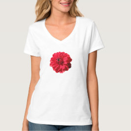 Flower Red Dahlia Tee