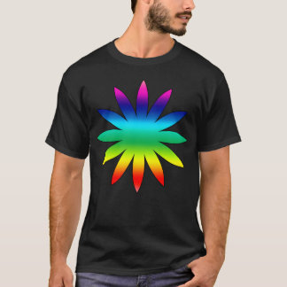 Flower retro t shirt
